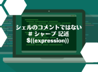 シェルのコメントではない#(シャープ)記述$((expression)) [bash]